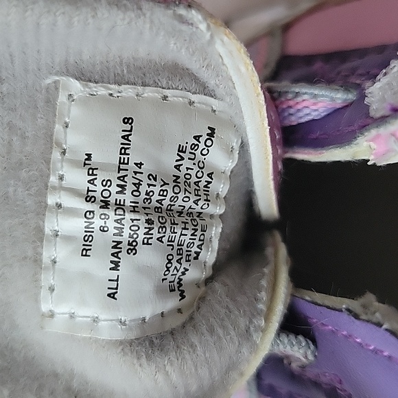 Rising Star baby shoes. Size: 6-9 months. - Picture 6 of 6